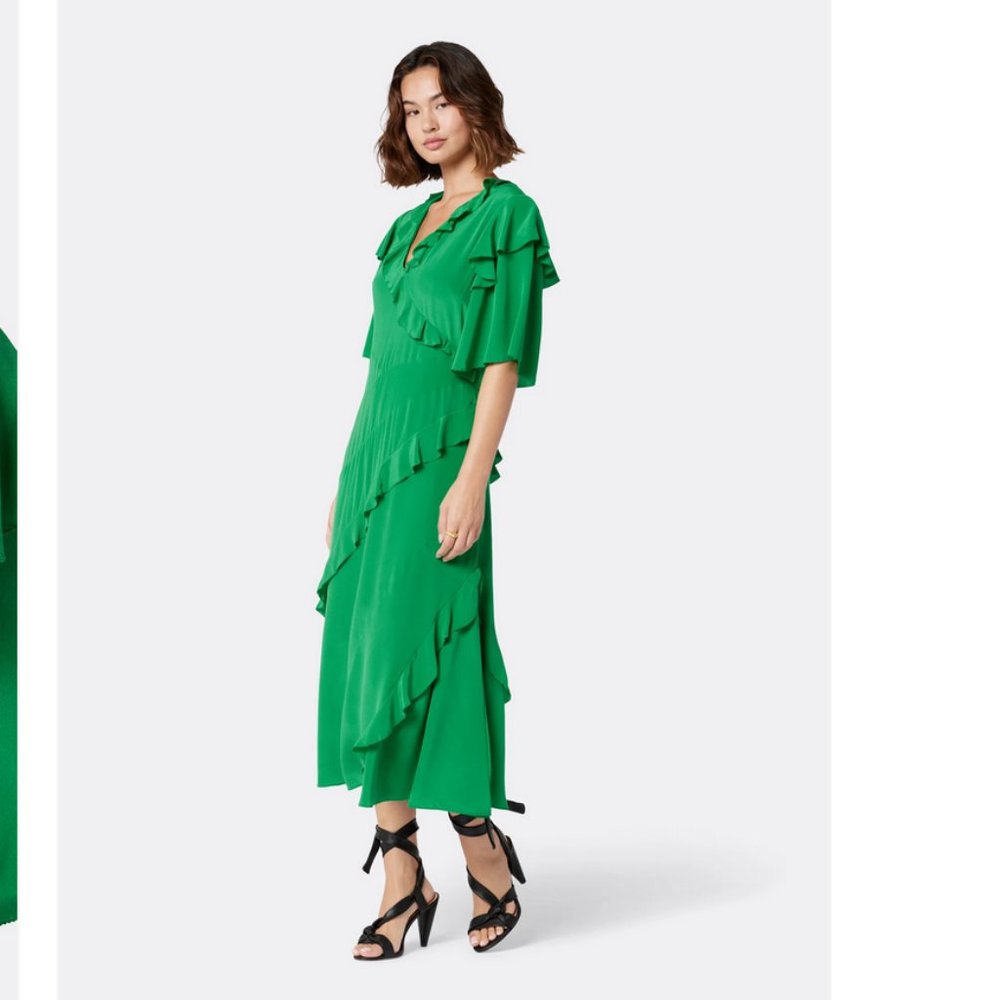 Stunning Joie Midi Silk Dress- Wedding/Party Ready!